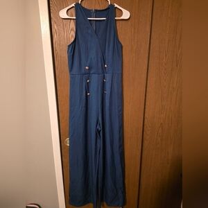 Retro Stagsle Navy Romper